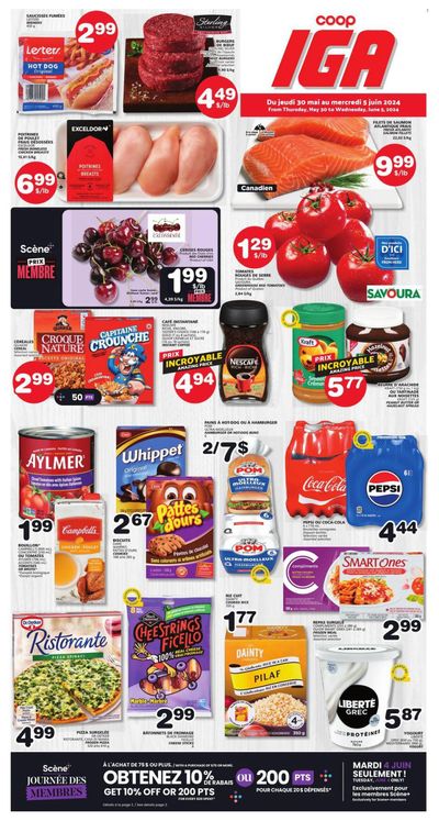 Coop IGA Flyer May 30 to June 5