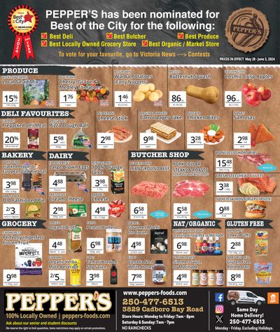 Pepper's Foods Flyer May 28 to June 3