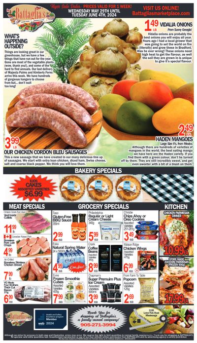 Battaglia's Marketplace Flyer May 29 to June 4