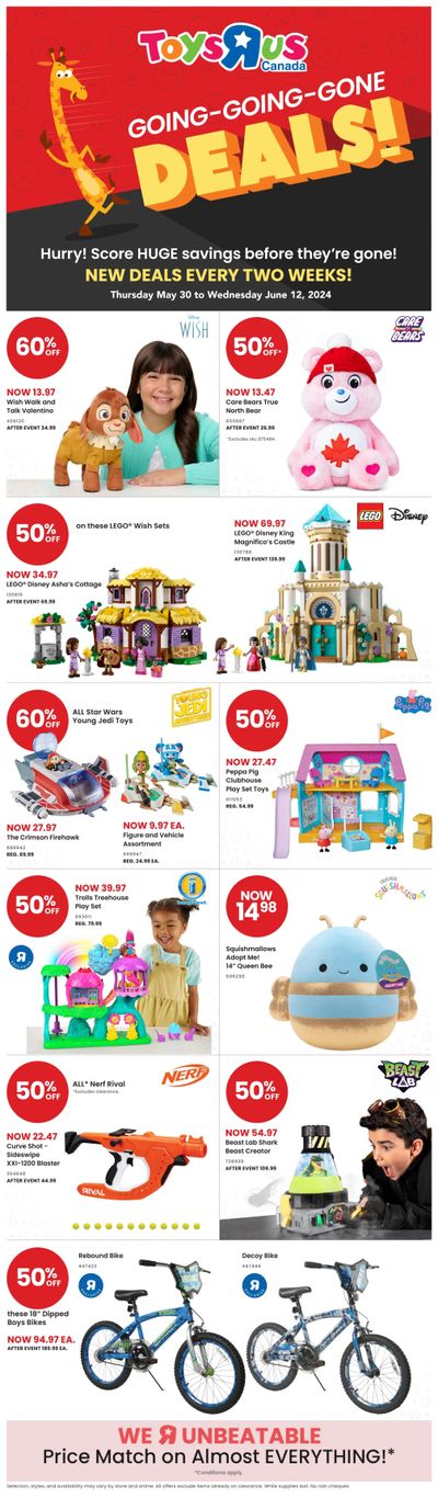 Toys R Us Flyer May 30 to June 12