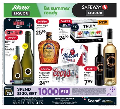 Sobeys/Safeway (AB) Liquor Flyer May 30 to June 5