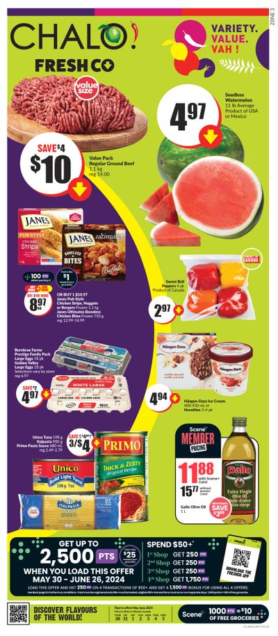 Chalo! FreshCo (West) Flyer May 30 to June 5