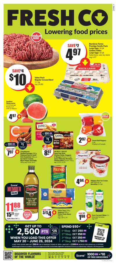 FreshCo (West) Flyer May 30 to June 5