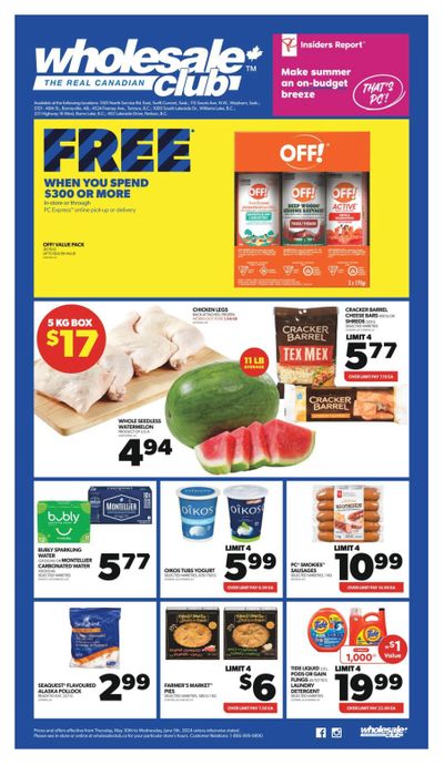 Real Canadian Wholesale Club Flyer May 30 to June 5