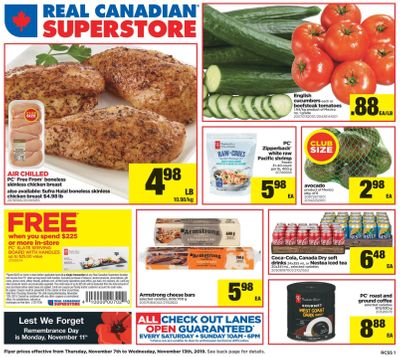 Real Canadian Superstore (ON) Flyer November 7 to 13