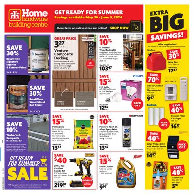 Home Hardware Building Centre (BC) Flyer May 30 to June 5