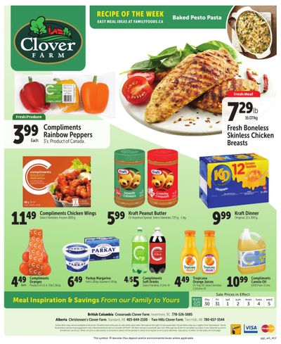 Clover Farm (West) Flyer May 30 to June 5