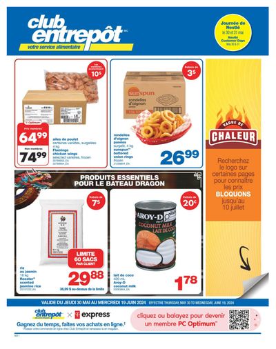 Wholesale Club (QC) Flyer May 30 to June 26