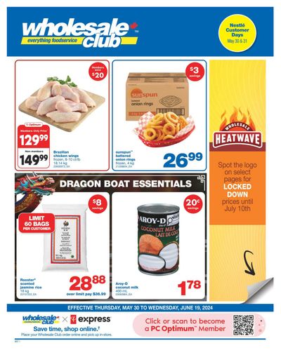 Wholesale Club (West) Flyer May 30 to June 26