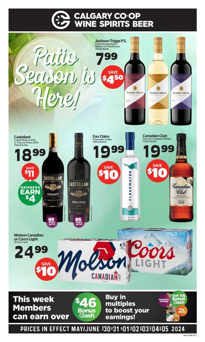 Calgary Co-op Liquor Flyer May 30 to June 5