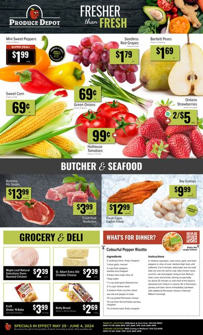 Produce Depot Flyer May 29 to June 4