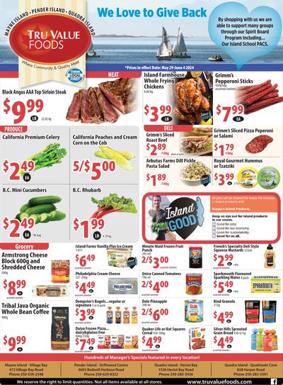 Tru Value Foods Flyer May 29 to June 4