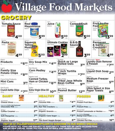 Village Food Market Flyer May 29 to June 4