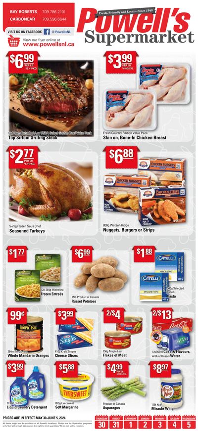 Powell's Supermarket Flyer May 30 to June 5