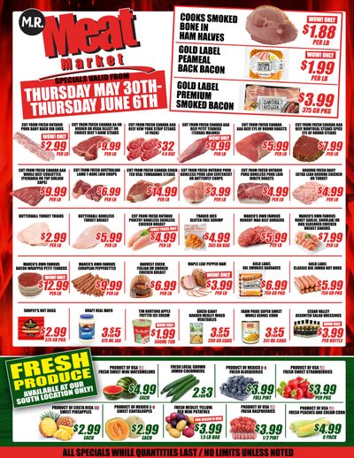 M.R. Meat Market Flyer May 30 to June 6