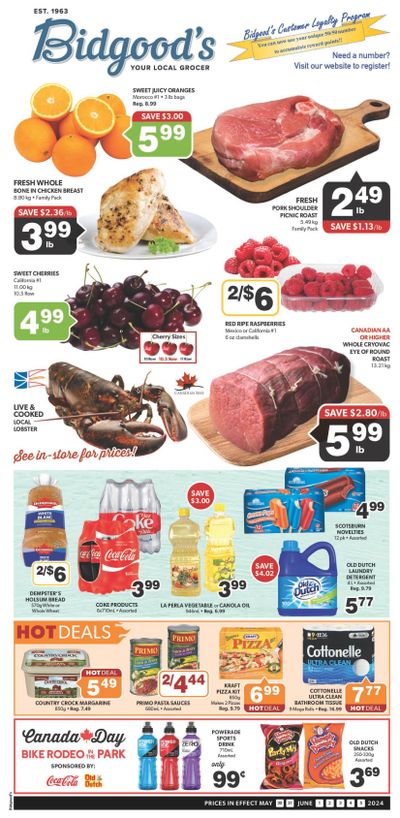 Bidgood's Flyer May 30 to June 5