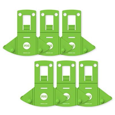 IPEVO Mirror-Cam Distance Learning Tool for All-Ages (6-Pack) - Laptop and Chromebook Webcam Attachment to Capture documents, Record Lessons and Stream Live Demos, Green $33.7 (Reg $38.94)