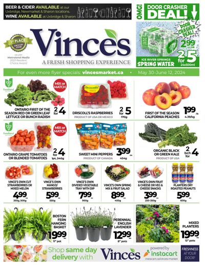 Vince's Market Flyer May 30 to June 12
