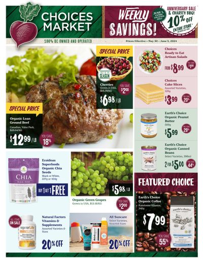 Choices Market Flyer May 30 to June 5
