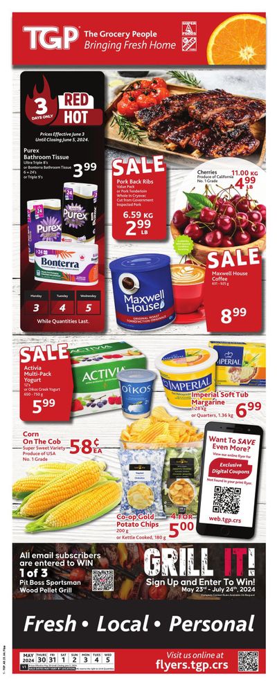 TGP The Grocery People Flyer May 30 to June 5