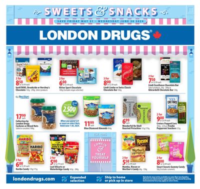 London Drugs SWeets & Snacks Flyer May 31 to June 26