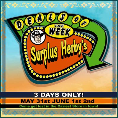 Surplus Herby's Flyer May 31 to June 2