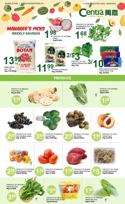Centra Foods (Barrie) Flyer May 31 to June 6
