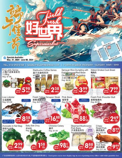 Field Fresh Supermarket Flyer May 31 to June 6