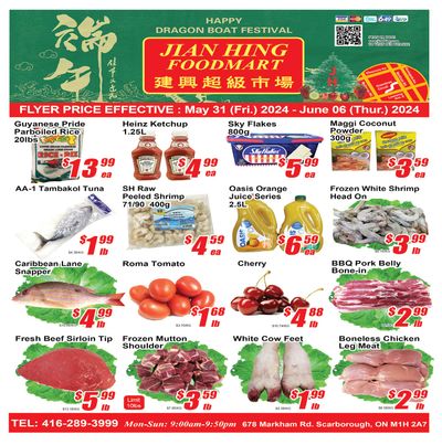 Jian Hing Foodmart (Scarborough) Flyer May 31 to June 6