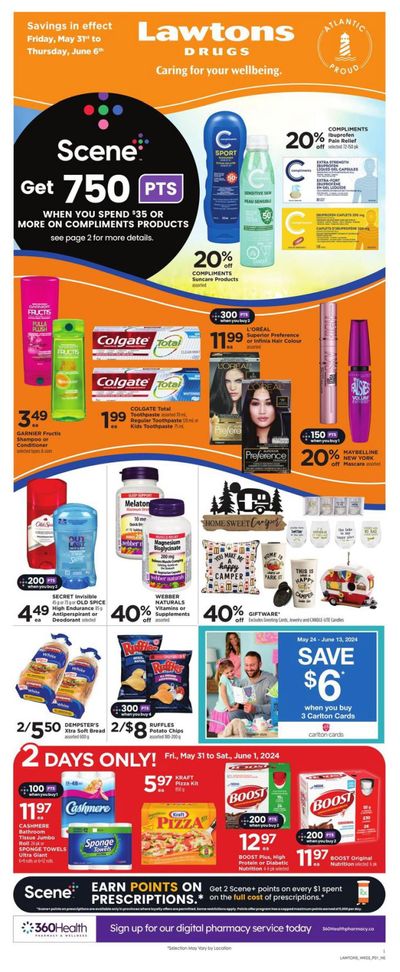 Lawtons Drugs Flyer May 31 to June 6