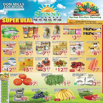 Sunny Foodmart (Don Mills) Flyer May 31 to June 6