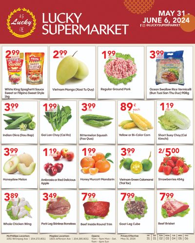 Lucky Supermarket (Winnipeg) Flyer May 31 to June 6