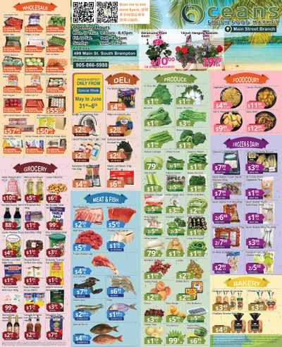 Oceans Fresh Food Market (Main St., Brampton) Flyer May 31 to June 6