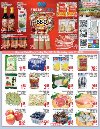 FreshLand Supermarket Flyer May 31 to June 6