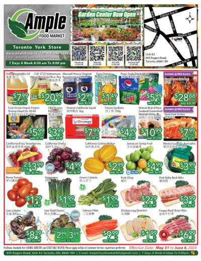 Ample Food Market (North York) Flyer May 31 to June 6