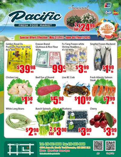 Pacific Fresh Food Market (North York) Flyer May 31 to June 6