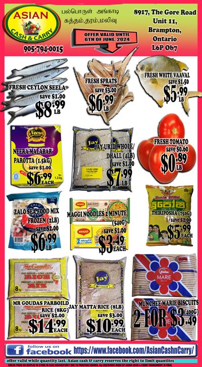 Asian Cash & Carry Flyer May 31 to June 6