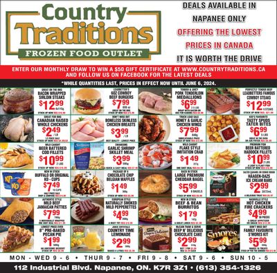 Country Traditions Flyer May 30 to June 6