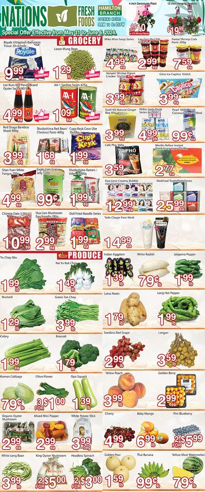 Nations Fresh Foods (Hamilton) Flyer May 31 to June 6