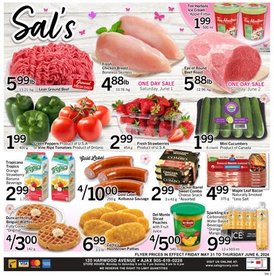 Sal's Grocery Flyer May 31 to June 6
