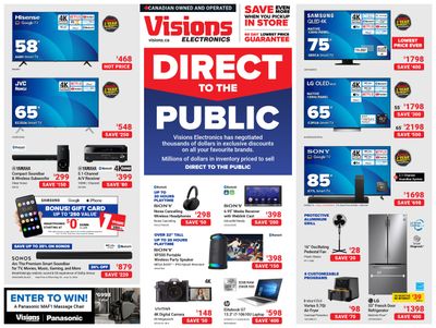 Visions Electronics Flyer May 31 to June 6
