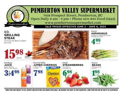 Pemberton Valley Supermarket Flyer June 2 to 8