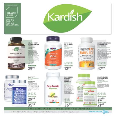 Kardish Flyer May 30 to June 26