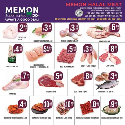 Memon Supermarket Flyer June 1 to 5