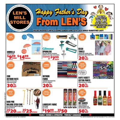 Len's Mill Stores Flyer June 3 to 16