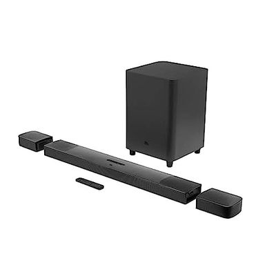 JBL Bar 9.1 True Wireless Surround with Dolby Atmos 820-Watt 9.1-Channel Soundbar with 10" Wireless Subwoofer and Detachable Surround Speakers - Black $799.98 (Reg $999.98)