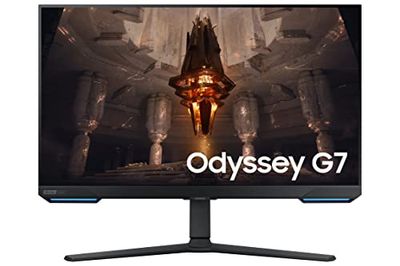 SAMSUNG Odyssey G70B Series 32-Inch 4K UHD Gaming Monitor, IPS Panel, 144Hz, 1ms, HDR 400, G-Sync and FreeSync Premium Pro Compatible, Ultrawide Game View - LS32BG702ENXGO $748 (Reg $1186.99)