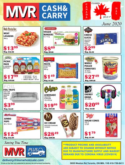 MVR Cash and Carry Flyer June 1 to 30