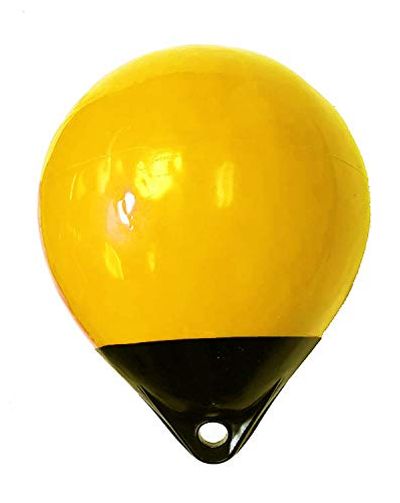 KUFA Yellow/Black 12” Diameter (inflated Size: 12" x 15") Mark Buoy Mooring Buoy Anchor Lift Buoy Shrimp Trap Buoy A30Y $31.99 (Reg $40.19)