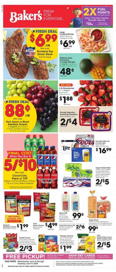 Baker's Weekly Ad & Flyer June 3 to 9